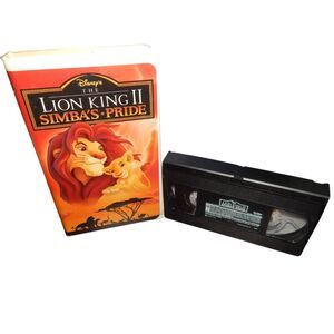 DISNEY'S THE LION KING 2: SIMBA'S PRIDE vintage VHS in original plastic case